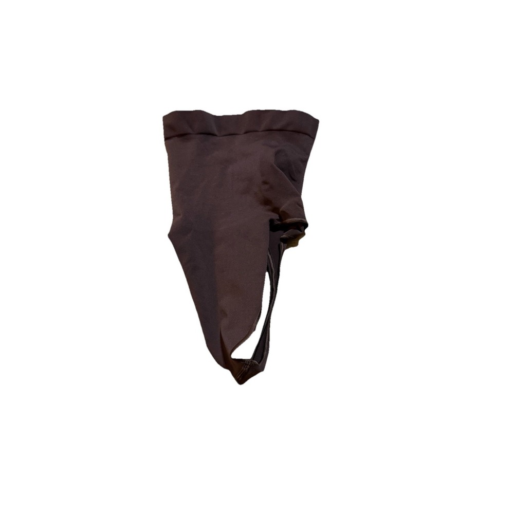Skims Semi High Waisted Thong - Cocoa - NWOT - XS - Picture 2 of 4
